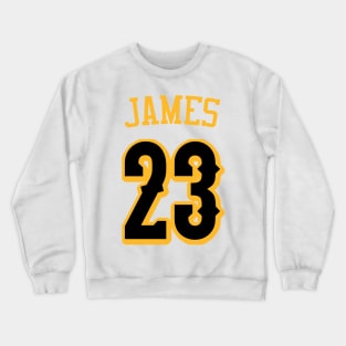 lebron james lakers hollywood Crewneck Sweatshirt